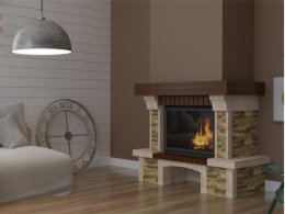 Каминная облицовка Прага 700 (пристенная)